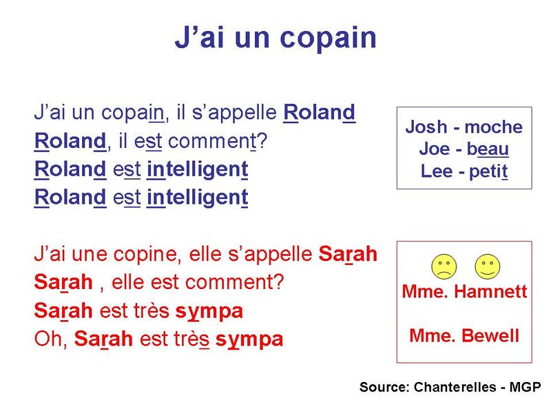 J’ai un copain